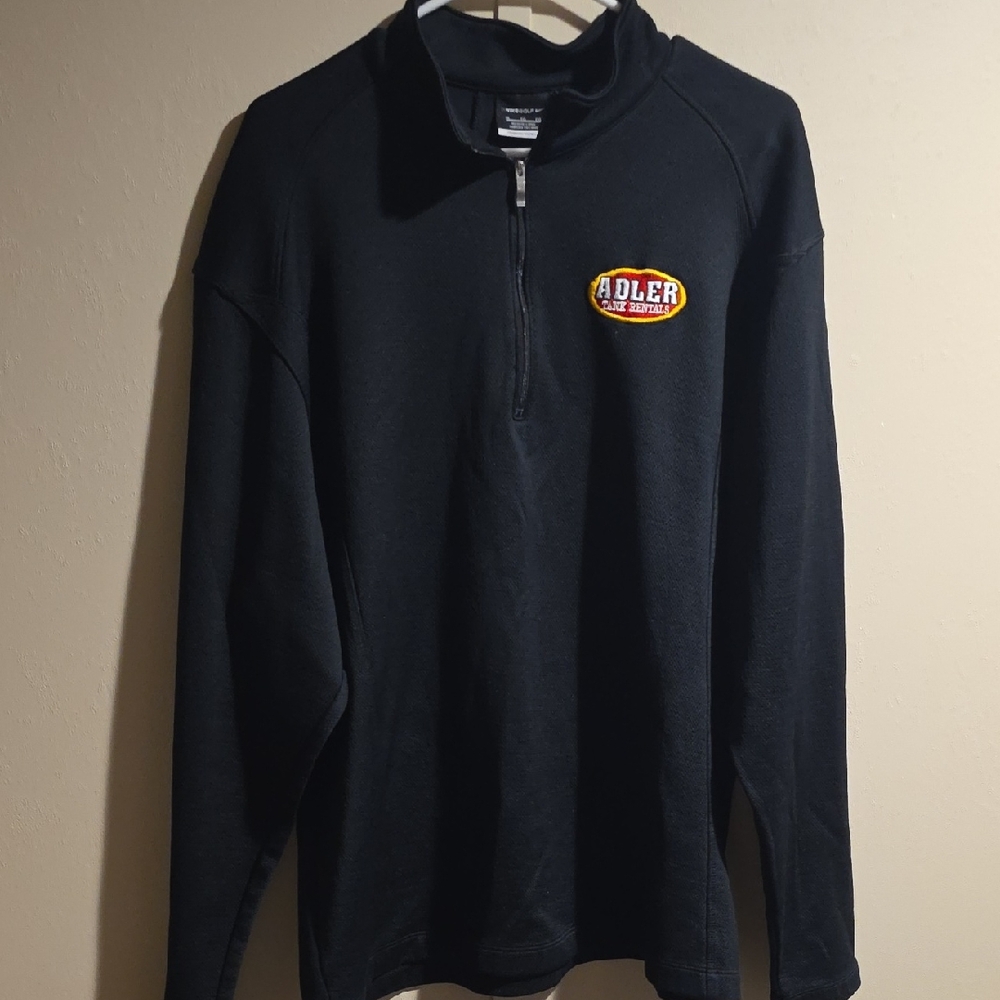Nike Mens Black Quarter-Zip Pullover XL